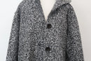 YDE Teddy bear black and white jacket with pockets and hood - M-2