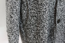 YDE Teddy bear black and white jacket with pockets and hood - M-3