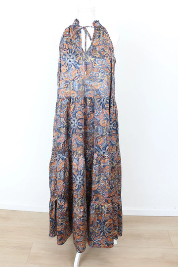 YDE Bohemian Print Trapeze Maxi Dress – Vibrant & Flowing | Size M | Brand New - 0