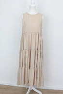 YDE Beige trapeze maxi dress - S-2