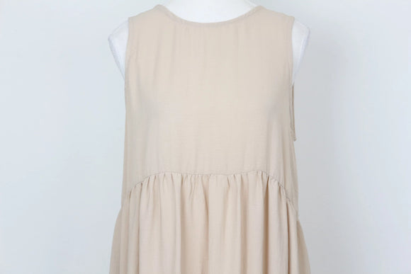 YDE Beige trapeze maxi dress - S