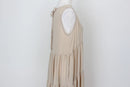 YDE Beige trapeze maxi dress - S-4