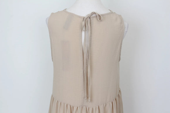 YDE Beige trapeze maxi dress - S