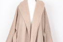 YDE Long beige super soft tie-up coat - M-2