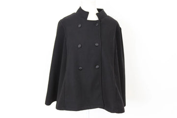 YDE Sleek Black Poncho Coat – Dramatic Statement Layering Piece | Size M | Brand New
