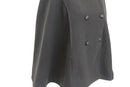 YDE Black poncho coat - M-4