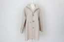 YDE Cream teddy bear jacket with pockets and hood - M-1
