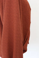 YDE Burnt orange tie-up blouse - M-3