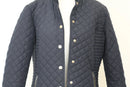 Woolies navy blue quilted jacket - S-2