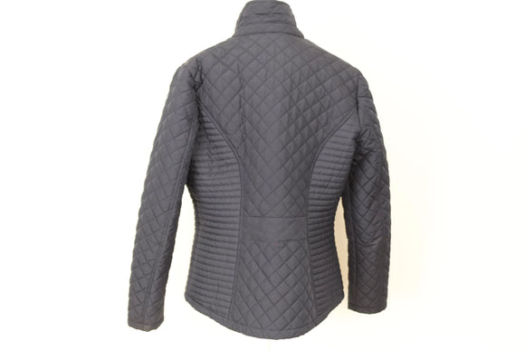 Woolies navy blue quilted jacket - S