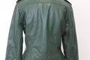 Emerald green faux leather jacket - 10-4