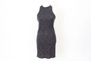 Woolies black bodycon dress - S-1