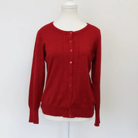 David Jones red cardigan - M