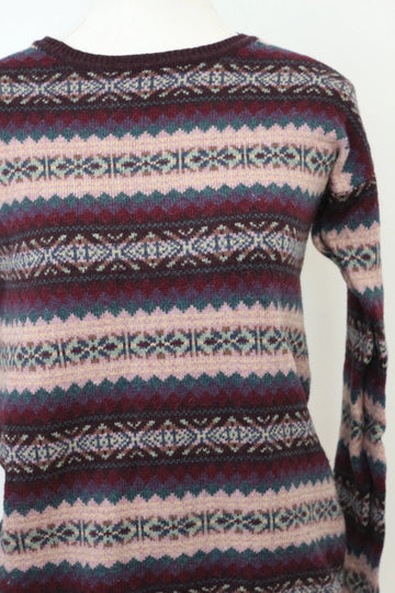 H&M Vibrant Colourful Knit Jersey – Casual Everyday Top | Size S | Pre-Loved - 0