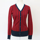 OBR Navy and red heart cardigan - M-1