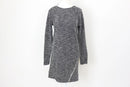 Woolies black and white knit dress - XS-4
