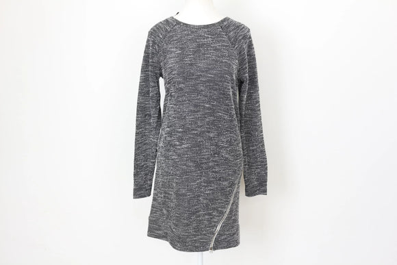 Woolies black and white knit dress - XS