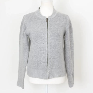 Woolies Classic Grey Zip-Up Jersey – Soft Knit Everyday Layer | Size M | Pre-Loved