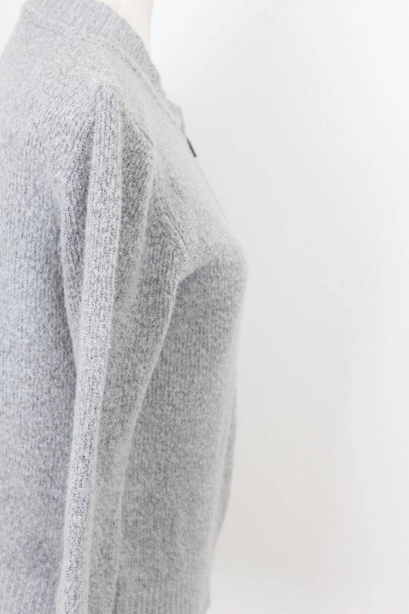 Woolies grey zip up jersey - M