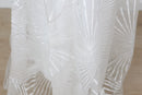 Wedding dress - geometric patterned embroidery - S-5