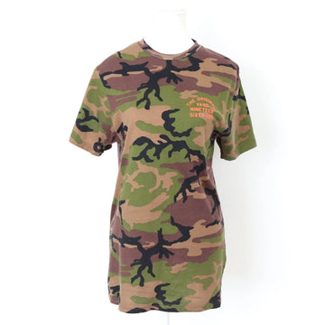 Vans Off The Wall Vintage Army Print Graphic Tee – Classic Skate Style | Size S | Pre-Loved