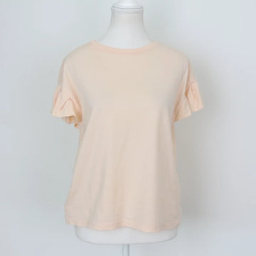 Woolies Vintage Coral T-Shirt – Distinctive Accent Sleeves | Size S | Pre-Loved