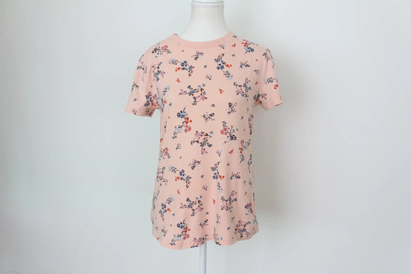 Woolies pink floral blouse - M