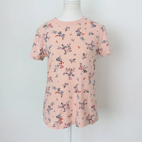 Woolies pink floral blouse - M