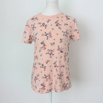 Woolies Vintage Pink Floral Blouse – Timeless Classic Print | Size M | Pre-Loved