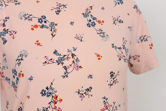 Woolies pink floral blouse - M