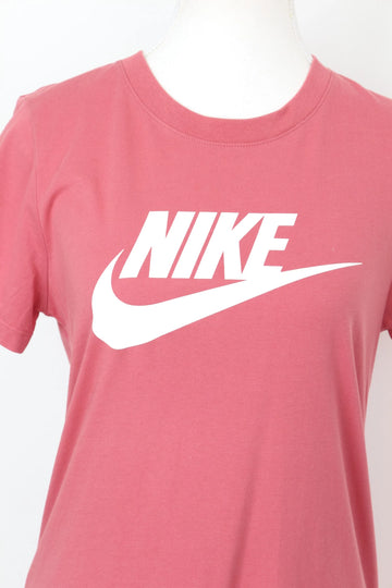 Nike Classic Pink T-Shirt – Iconic Sportswear Everyday Staple | Size S | Pre-Loved - 0