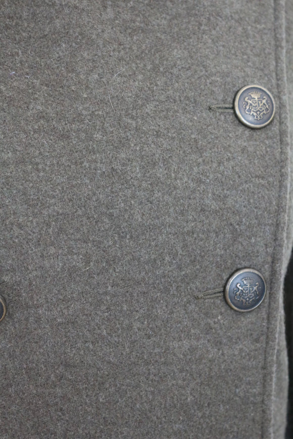 Forever New olive green coat - 10