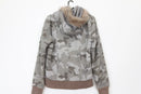Army print jacket with hood - 10-3
