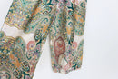 YDE Bohemian style wide leg pants - M-4