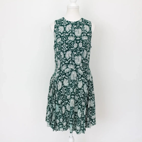 H&M Green and white mini dress - 8