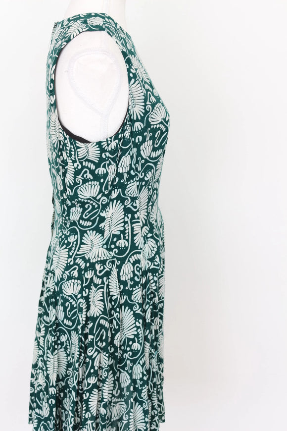 H&M Green and white mini dress - 8
