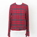 Woolies plaid winter blouse - 10-1