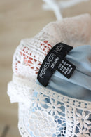 Forever New denim dress with crochet details - 10-5