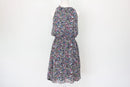 H&M Black and floral halterneck dress - 6-2