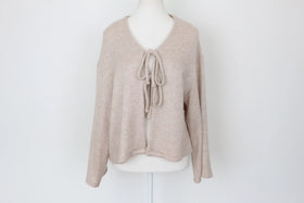 YDE Beige tie-up 3/4 sleeve jersey - M - 0