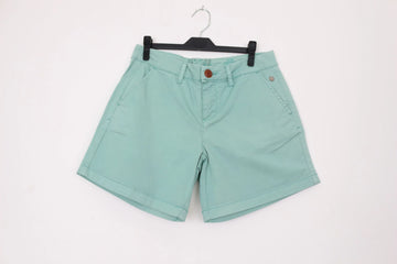 Old Khaki Classic Blue Chino Shorts – Timeless Versatile Casual Staple | Size 10 | Pre-Loved - 0