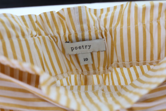 Poetry yellow and white strip shorties - 10