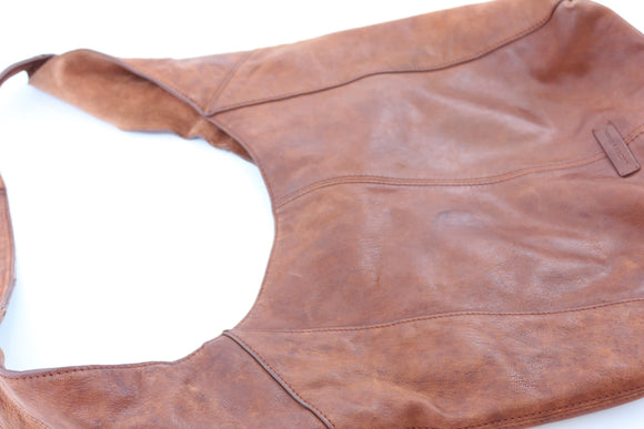Genuine leather tote bag