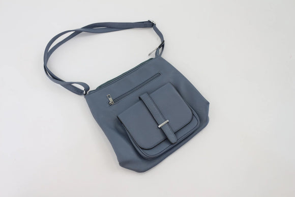 Muted blue hand/sling bag