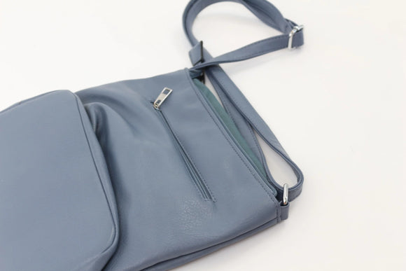 Muted blue hand/sling bag
