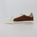 White & Brown Suede Sneakers – Size 12-1