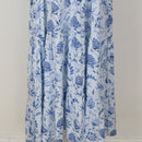 Home Grown Africa Blue & White Maxi Dress – Size M-5