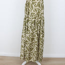 YDE Sage & Cream Maxi Dress | Size S-4