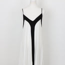 YDE White & Black Strappy Midi Dress | Size S-1