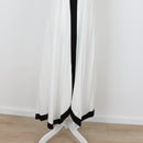 YDE White & Black Strappy Midi Dress | Size S-4